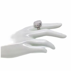 Sterling Vintage puff ring